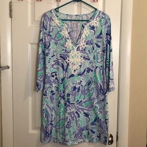 Lilly Pulitzer Lilac Nice Ink Marina Dress